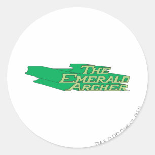 Sticker Rond Logo Emerald Archer