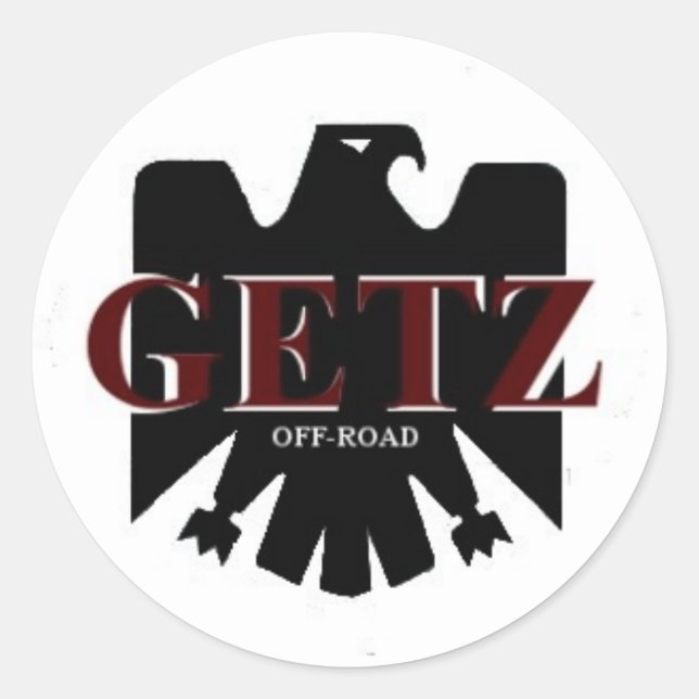 Sticker Rond Logo Getz Off-Road (Devant)