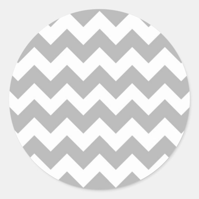 Sticker Rond Logo Grey Chevron (Devant)