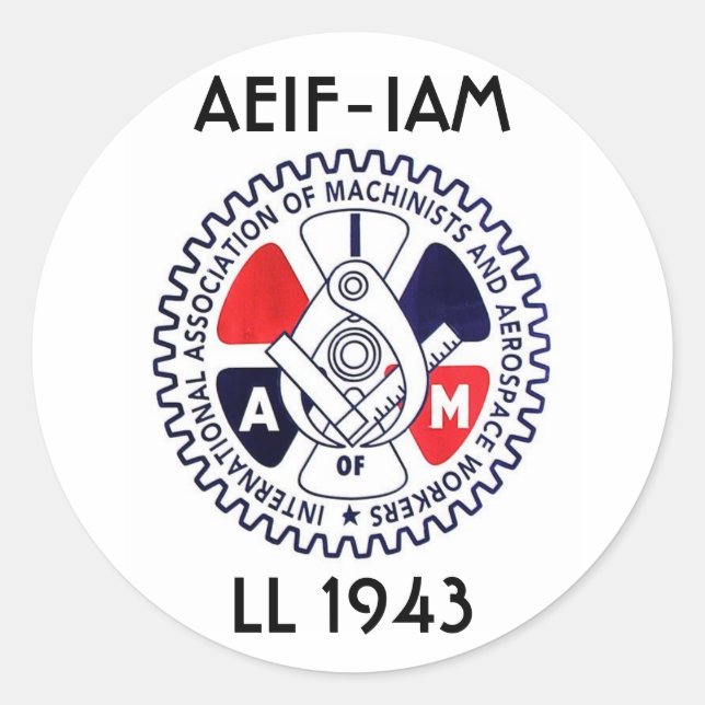 Sticker Rond logo iam, AEIF-IAM, LL 1943 (Devant)