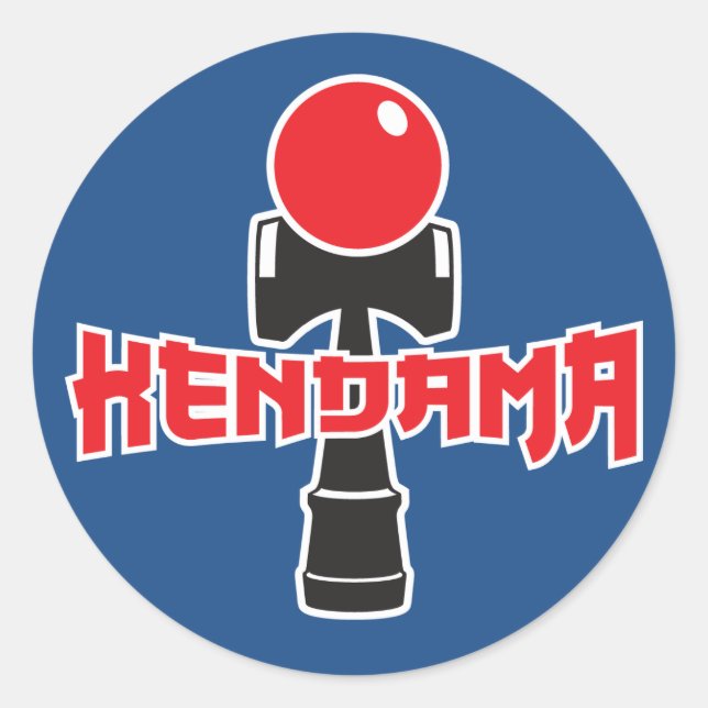 Sticker Rond Logo Kendama (Devant)