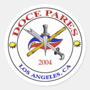 Sticker Rond Logo LA Doce Pares