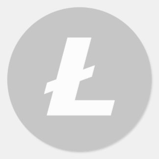 Sticker rond Logo Litecoin