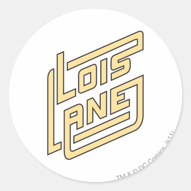 Sticker Rond Logo Lois Lane (Devant)