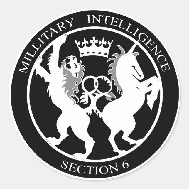 Sticker Rond Logo MI6 (Devant)
