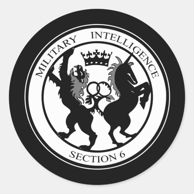 Sticker Rond Logo MI6 (Devant)