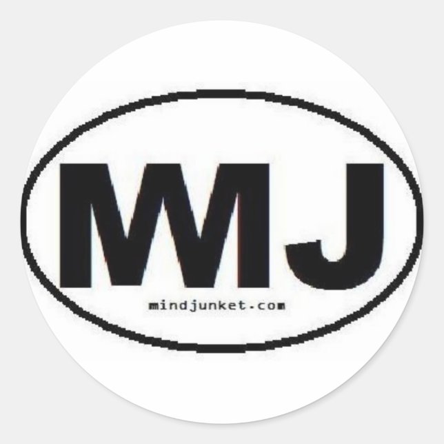 Sticker Rond Logo Mind Junket (Devant)