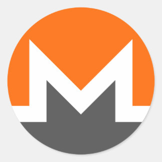 Sticker Rond Logo Monero CryptoCurrency