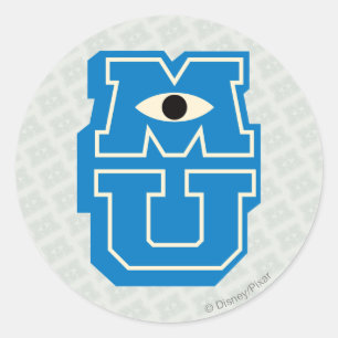 Sticker Rond Logo MU