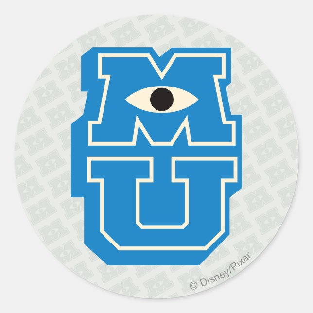 Sticker Rond Logo MU (Devant)