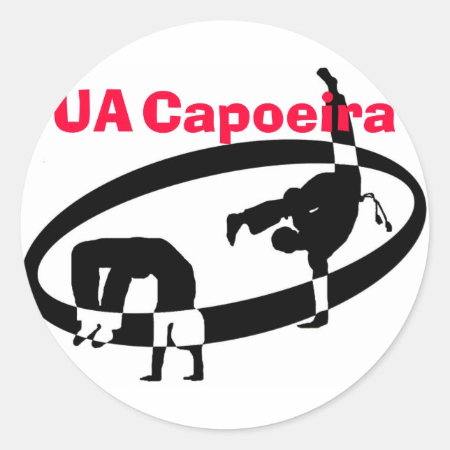 Sticker Rond logo no text, UA, Capoeira (Devant)