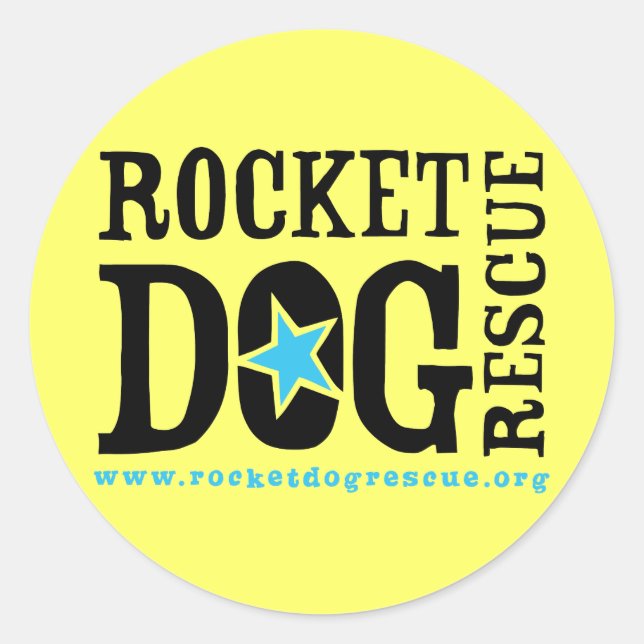 Sticker Rond Logo RDR (noir/bleu) (Devant)