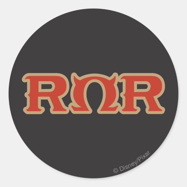 Sticker Rond Logo ROR (Devant)