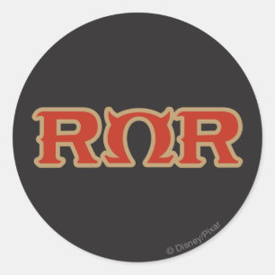 Sticker Rond Logo ROR