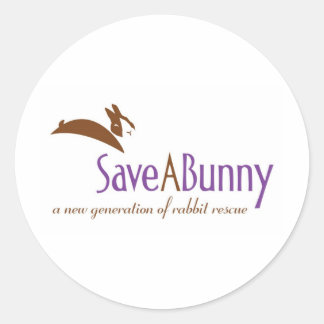 Sticker Rond Logo SaveABunny