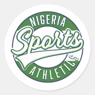 Sticker Rond Logo sportif nigérian Sports