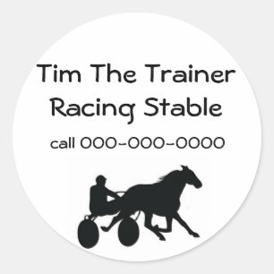 Sticker Rond Logo standard Harness Racing