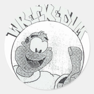 Sticker Rond Logo 'Um Melvin Circle