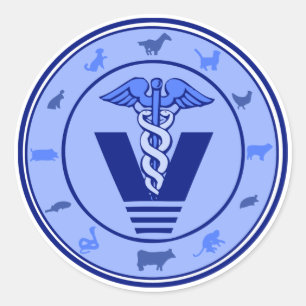 Sticker Rond logo vétérinaire 5