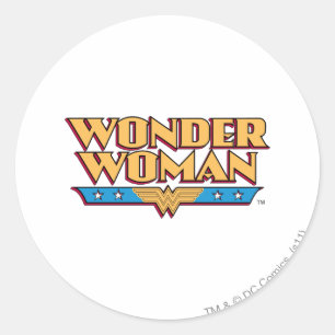 Sticker Rond Logo Wonder Woman 2