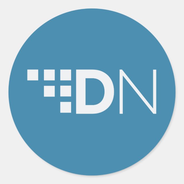 Sticker Rond Logo XDN DigitalNote (Devant)
