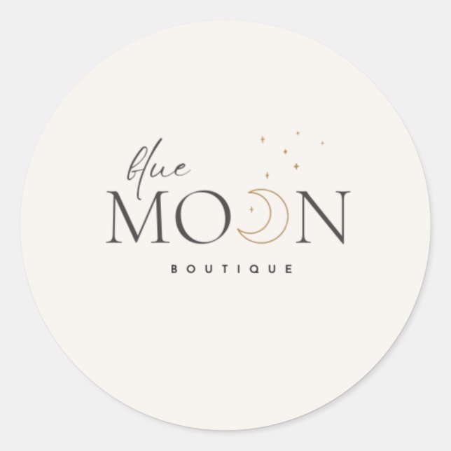Sticker Rond Logos personnalisés (Devant)