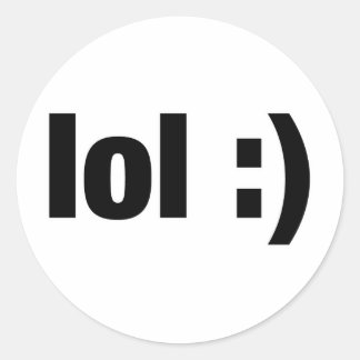 Sticker Rond lol