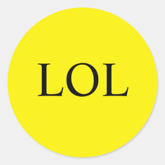STICKER ROND LOL