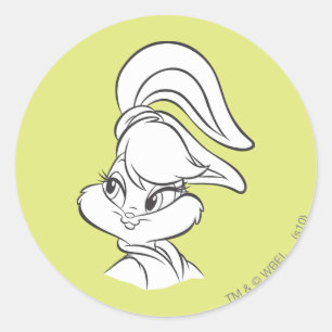 Sticker Rond Lola Bunny Expressive