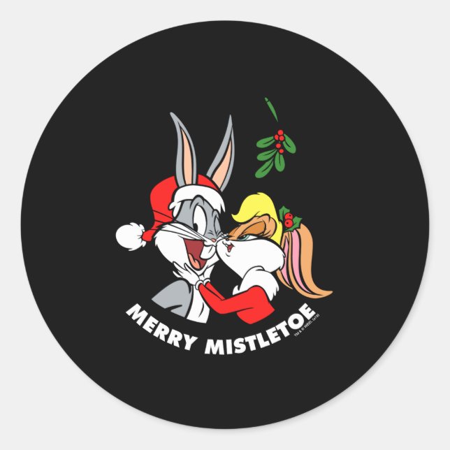 Sticker Rond Lola Merry Mistletoe  (Devant)