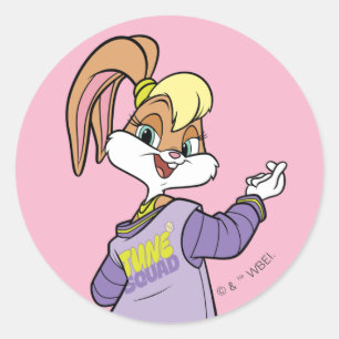 Sticker Rond Lola TUNE SQUAD™ Varsity Heart