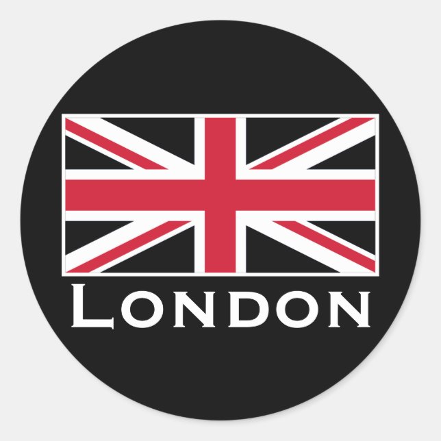 Sticker Rond Londres (Devant)