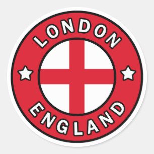 Sticker Rond Londres Angleterre