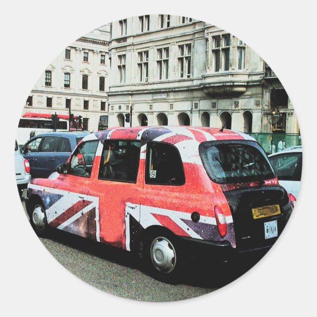 Sticker Rond Londres Angleterre (Devant)