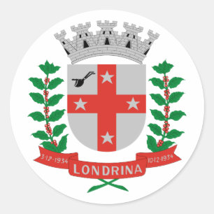 Sticker Rond Londrina Parana, Brésil