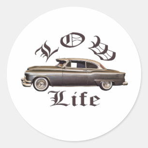 Sticker Rond Longdsmobile Lowrider