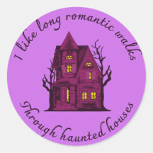 Longue Marche romantique à travers Haunted Houses 