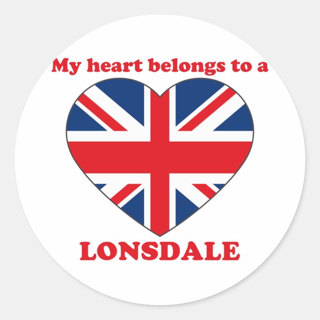 Sticker Rond Lonsdale (Devant)