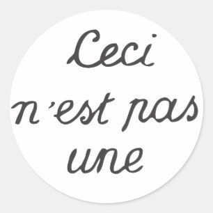 Sticker Rond L'ONU de pas n'est de Ceci