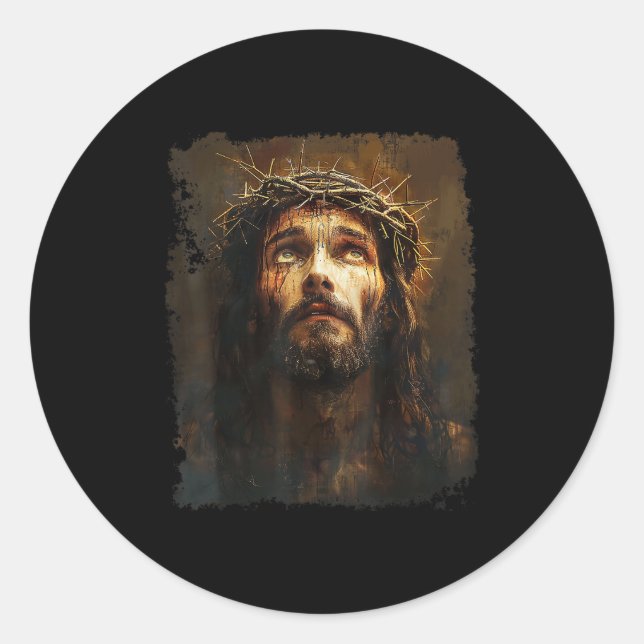 Sticker Rond Lord Jesus Christ  (Devant)