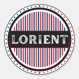 Sticker Rond Lorient City Pride Emblem – French Identity