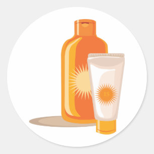 Sticker Rond Lotion Suntan