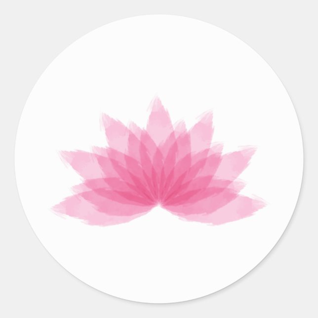 Sticker Rond Lotus (Devant)