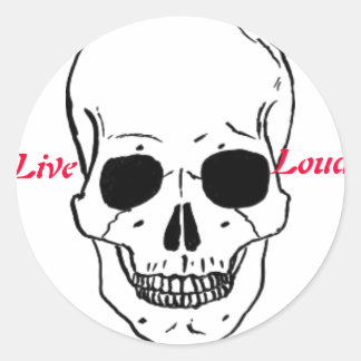 Sticker Rond LOUD Live