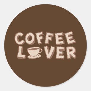 Sticker Rond Louveur de café