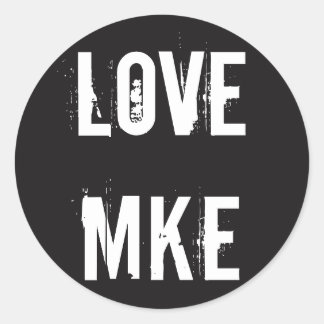 Sticker Rond LOVE MILWAUKEE - Love MKE