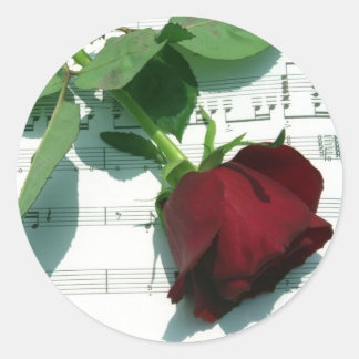 Sticker Rond Love Notes