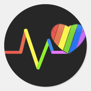 Sticker Rond #LoveWins d'hommage d'Orlando d'impulsion de LGBT