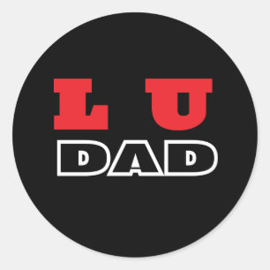 Sticker Rond Lu Papa