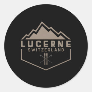 Sticker Rond Lucerne Suisse